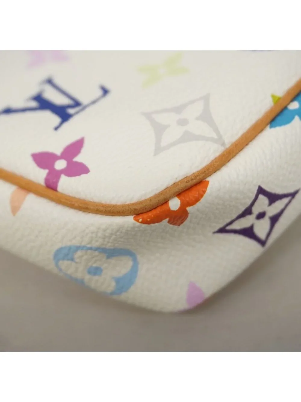 Louis Vuitton Pouch Monogram Multicolor Pochette Accessoires M Blanc